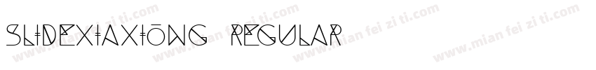 slidexiaxiong regular字体转换